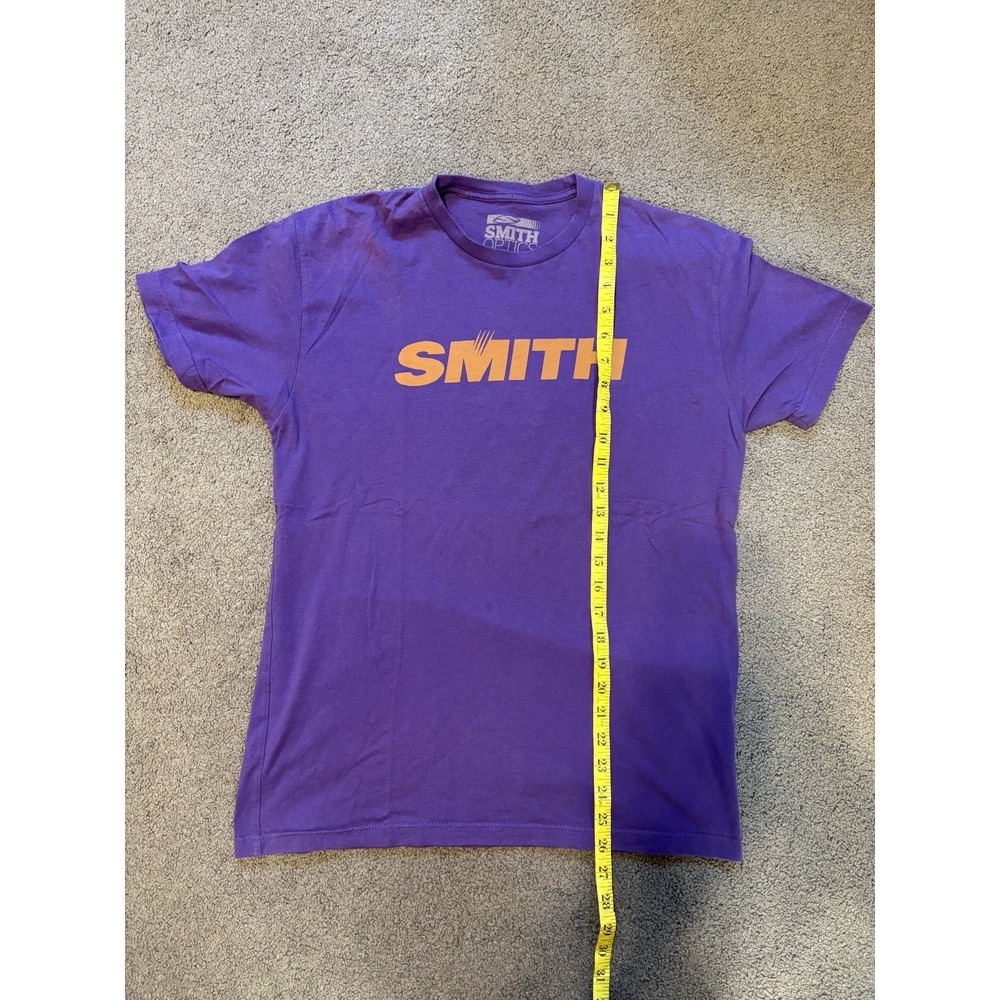 Smith Optics Vintage Logo T Shirt M Purple Orange - Picture 5 of 5
